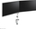 Mbajtëse tavoline për 2 monitorë Neomounts DS60-425WH2, 17"-27", VESA 75x75 100x100, e bardhë