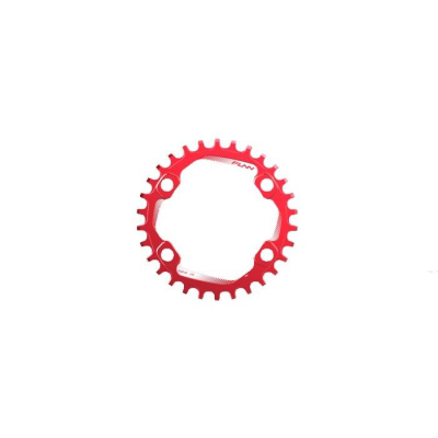 Rreth zinxhiri MTB Funn Solo 96 Narrow Wide, BCD 96mm, 4 vrima, i kuq