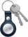 Çelësmbajtëse Crong për Apple AirTag, lëkurë, blu navy