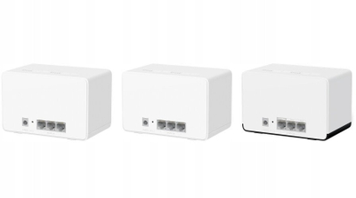 Ruter mesh Mercusys Halo H85X, Wi-Fi 6, dual band, set 3 copë, i bardhë