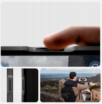 Kapak telefoni Spigen Tough Armor T MagSafe për iPhone 17, me mbrojtje të fortë, i zi
