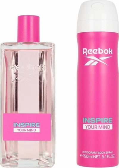 Set dhurate për goca Reebok Inspire Your Mind, EDT 100ml, Body spray 150ml, rozë