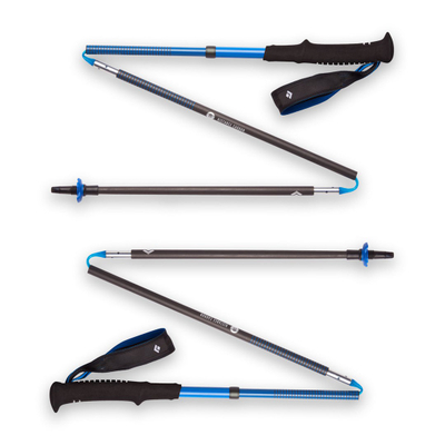 Shkop trekking Black Diamond Distance Carbon Z-Pole, 110 cm, palosës, i zi