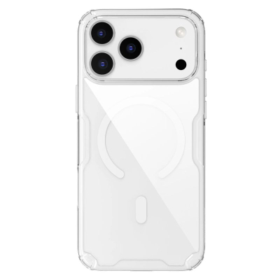 Maskë telefoni Nillkin Nature Pro Magnetic, për iPhone 17 Pro Max, me magnet MagSafe, transparente