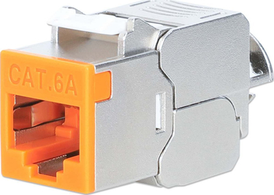 Modul keystone Intellinet 791328, RJ45 Cat6a 10G, STP, i argjendtë