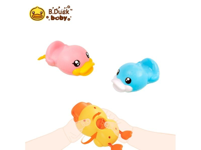 Lodër banjoje B.Duck Wind Up Bath Duck, mekanike, për kalamaj, shumëngjyrëshe