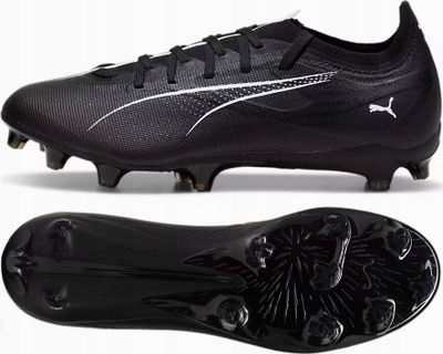 Këpucë futbolli Puma Ultra 5 Match FG MG M 107687 02 për bar natyral edhe artificial, për burra, të zeza
