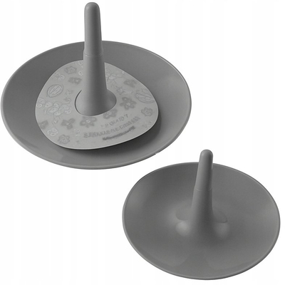 Stativ tortash dykatësh pa markë, plastikë, 25 cm, gri