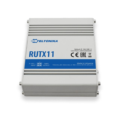 Ruter Teltonika RUTX11, LTE Cat6, Rugged, gri