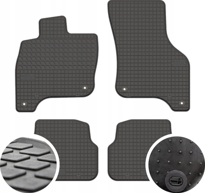 Tapete gome PREMIUM për Volkswagen e-Golf 2014-2019, set 4 copë, të zeza