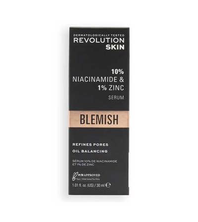 Serum për fytyrë Revolution Skin Blemish 10% Niacinamide & 1% Zinc, 30 ml