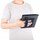 Mbështjellës me dorezë për PocketBook Verse Pro 629 634, me qëndrim, lëkurë ekologjike, blu navy