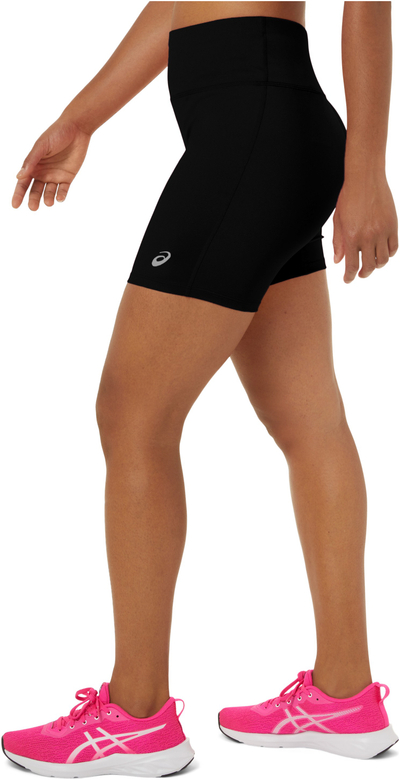 Getra të shkurtra vrapimi Asics Core Sprinter Women, materiale elastike, tharje e shpejtë, të zeza