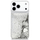 Kapak telefoni Guess Liquid Glitter Charms GUHCP17XGLHFLSI, për iPhone 17 Pro Max, transparent me shkëlqim, ngjyrë argjendi