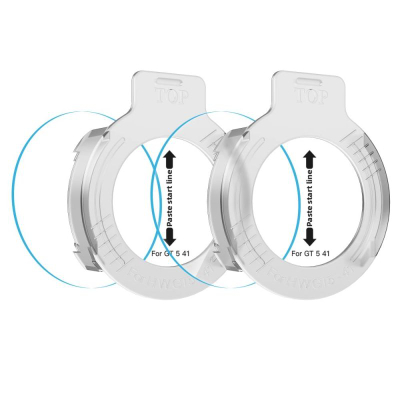 Mbrojtës ekrani Tech-Protect Easy Set+ për Huawei Watch GT 5 41mm, xham i forcuar 2 copë, transparent