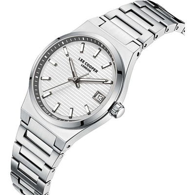 Orë dore për femra Lee Cooper LC08289.330, 32mm, metal, ngjyrë argjendi