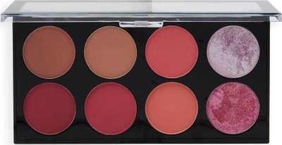 Paletë rum-i e konturimi Makeup Revolution Ultra Blush Sugar &amp; Spice, 8 ngjyra