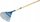 Fshesë gjethesh BIG T Leaf Rake, 45cm, koka çelik, bisht druri