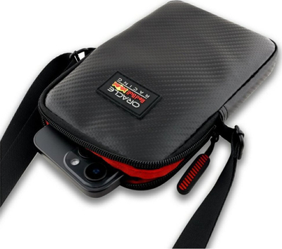 Торба за телефон Red Bull Phone Bag Carbon Patch, PU, црна