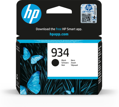 Кертриџ со боја HP 934, оригинален, црн