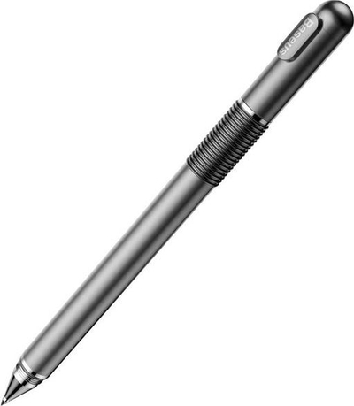 Stilolaps stylus Baseus 2n1 për në shpi, alumin, bojë e zezë, i zi