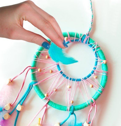 Set kreativ Candiy Make Your Own Dreamcatcher Junior, 10 pjesë, për kalamaj