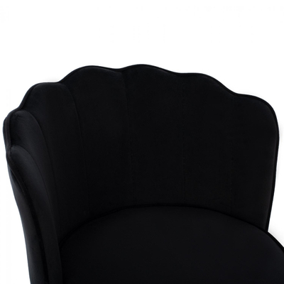 Stol velvet + metal 50×50×90 cm (HM8736.04), zezë