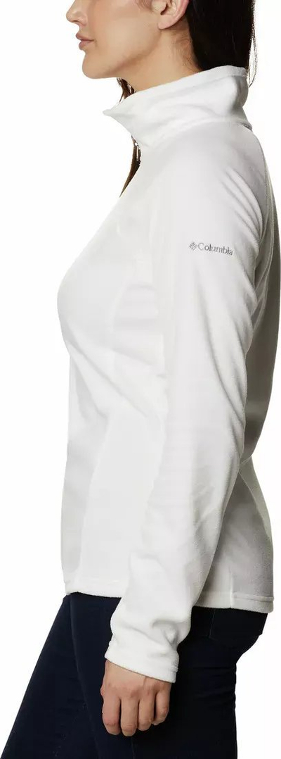 Bluza polar Columbia Glacial IV Half Zip W, për goca, me gjysmë zinxhir, e bardhë
