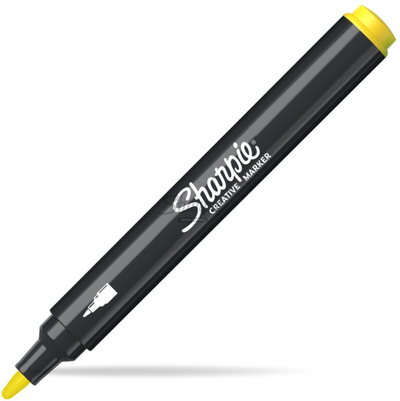 Marker Sharpie Creative Marker, majë bullet, i verdhë