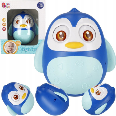 Lodër BAM BAM Tumbler Penguin 481805, si pingvin, për bebe