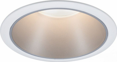 Spot tavanor LED Paulmann Cole 93398, GU10, 10W, i bardhë mat me argjend nga brenda