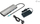 Docking station USB C i tec Metal Nano, 2x HDMI, PD 100W, gri metalik