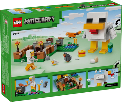Set lodrash Lego Minecraft 21585 Chicken Farm, fermë pule