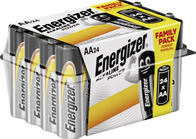 Bateri alkaline Energizer AA Alkaline Power, paketim 24 copë