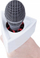 Flamur mikrofoni Rycote Single Triangular, trekëndsh, i bardhë