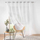 Perde e hollë White Sheer Curtain, 240x240 cm, e bardhë