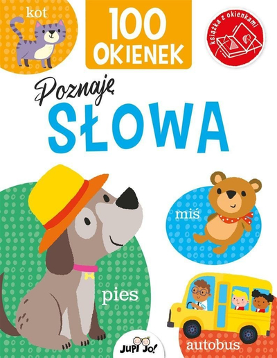 Libër edukativ “100 Windows I Get To Know Words”, për kalamaj, anglisht, me figura