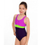 Rrobë banje vajzash Aqua-speed Junior Emily, njëpjesëshe, rozë vjollcë