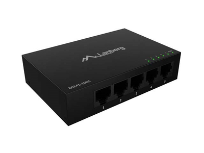 Switch rrjeti Lanberg DSM1-1005, 5 porta gigabit, unmanaged, i zi