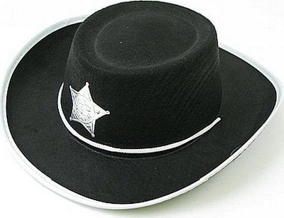 Kapelë kauboji GoDan Cowboy, me yll, madhësia S, e zezë