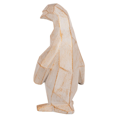 Dekor dyshemeje Penguin 30x20x60Hcm (HM7915), bardhë/ ari