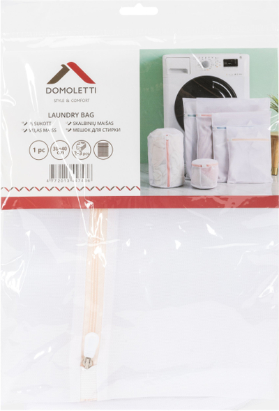 Shportë rrobash Domoletti LB A023, 30x40 cm, e bardhë