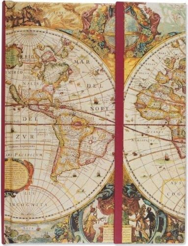 Fletore me kyç Peter Pauper Press Old World, dizajn klasik, format kompakt, shumëngjyrëshe