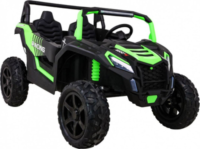Makinë lodër me rrymë Buggy ATV Strong Green, 24V, me 2 ulëse, jeshile