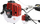 Trimmer me benzinë NAC BP254-07-V, motor 25.4 cm³, bosht i palosshëm, i kuq