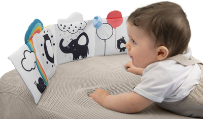 Libër i butë lojnash për bebe Chicco Grasping Activity Book, me tekstura dhe zhurma, shumëngjyrësh