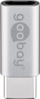 Adaptor Goobay 51598, USB C në Micro USB B, 480 Mbit/s, ngjyrë argjendi