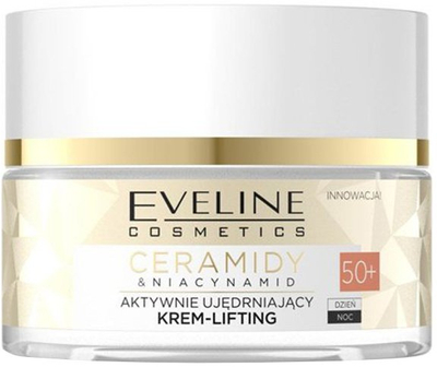 Krem fytyre Eveline Cosmetics Ceramides & Niacinamide, lifting, 50+