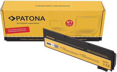 Батерија за лаптоп Patona 61++, 4400mAh, за Lenovo ThinkPad T470 T570, црна