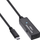 Kabllo zgjatëse aktive InLine USB 3.2 Gen 1, USB C në USB C, 15m, e zezë
